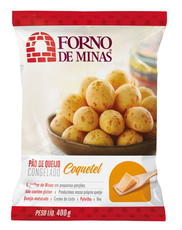 Pão de Queijo Coquetel 400g - Forno de Minas